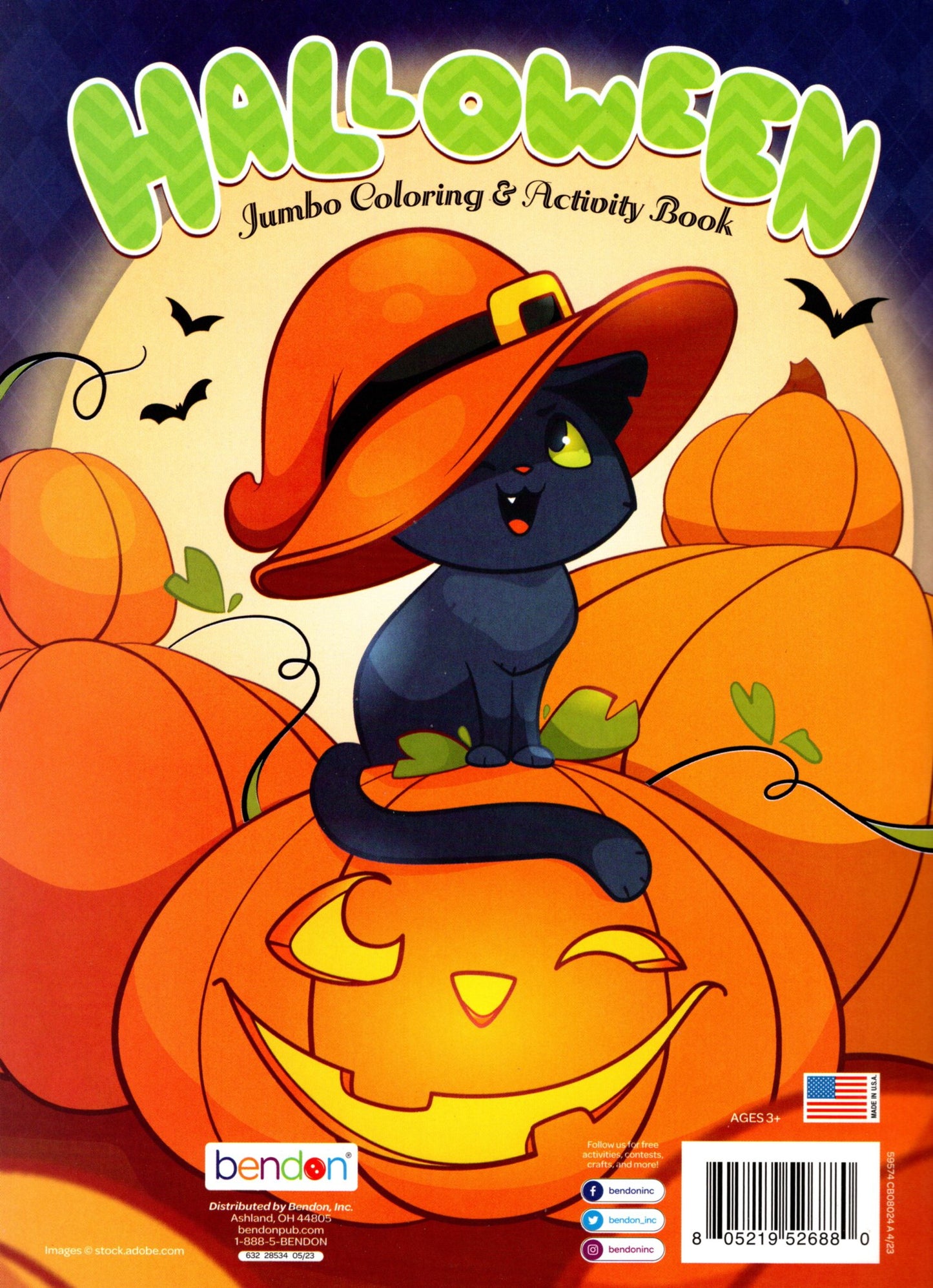 Halloween - Jumbo Coloring & Activity Book