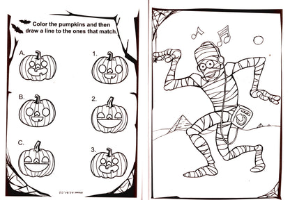 Halloween - Jumbo Coloring & Activity Book