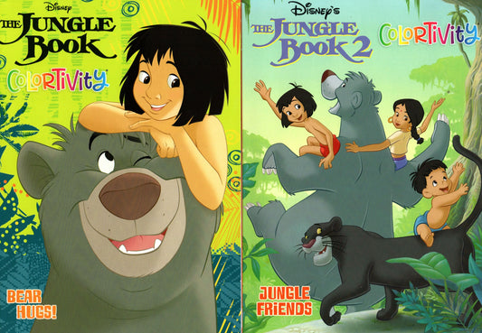 The Jungle Book - Baer Hugs & Jungle Friends - Coloring & Activity Book v.1,2