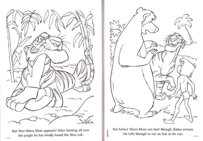 The Jungle Book - Baer Hugs & Jungle Friends - Coloring & Activity Book v.1,2