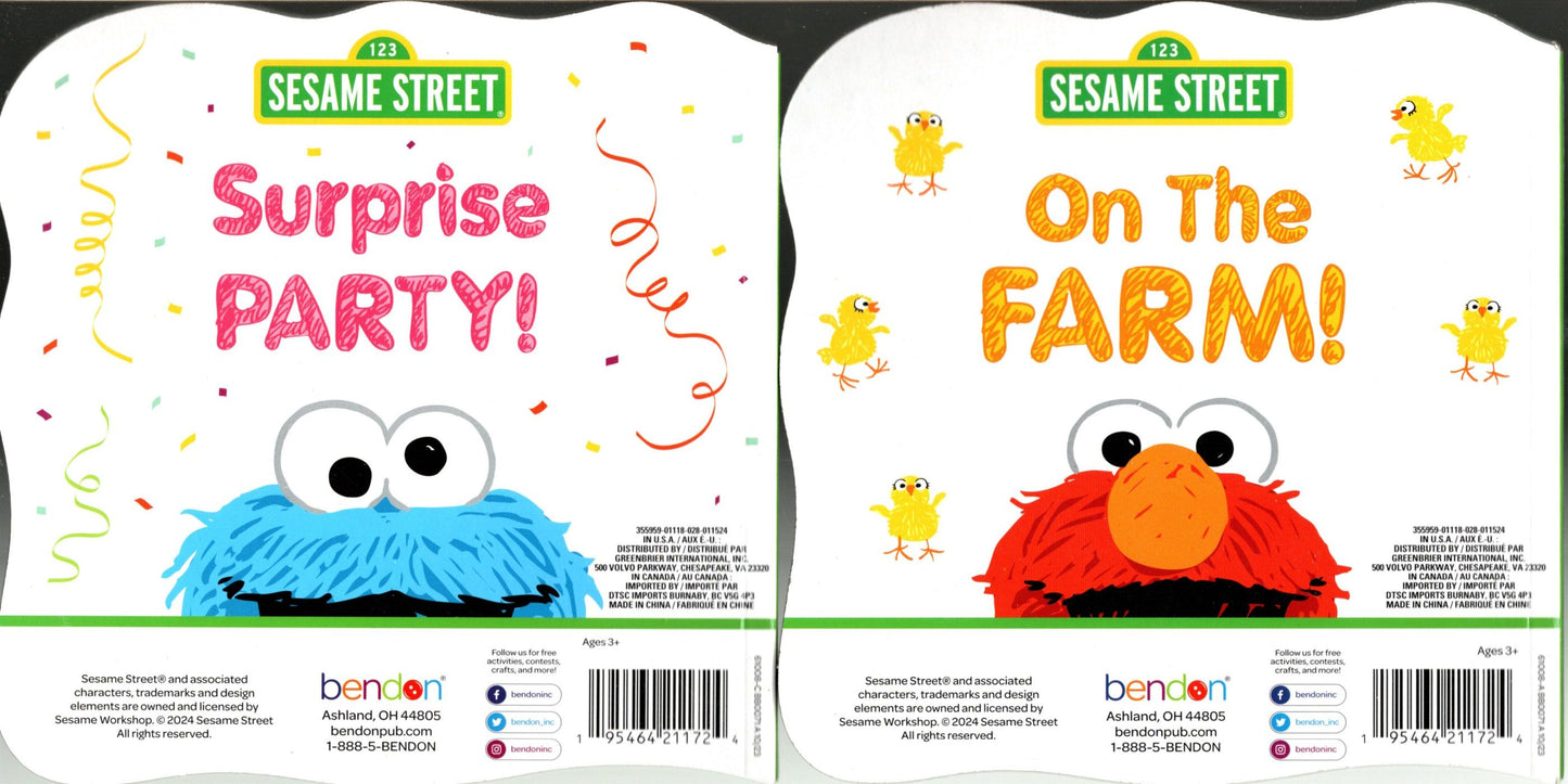 Sesame Street - Abby'y Musical Day, A Day with Rubber Duckle, Surprise Party and On the Farm