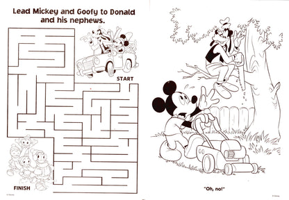 Mickey My Pal Pluto, Looking for Adventure, Splish Splash - Activity Book Set