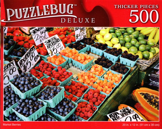 Market Berries - 500 Pieces Deluxe Jigsaw Puzzle