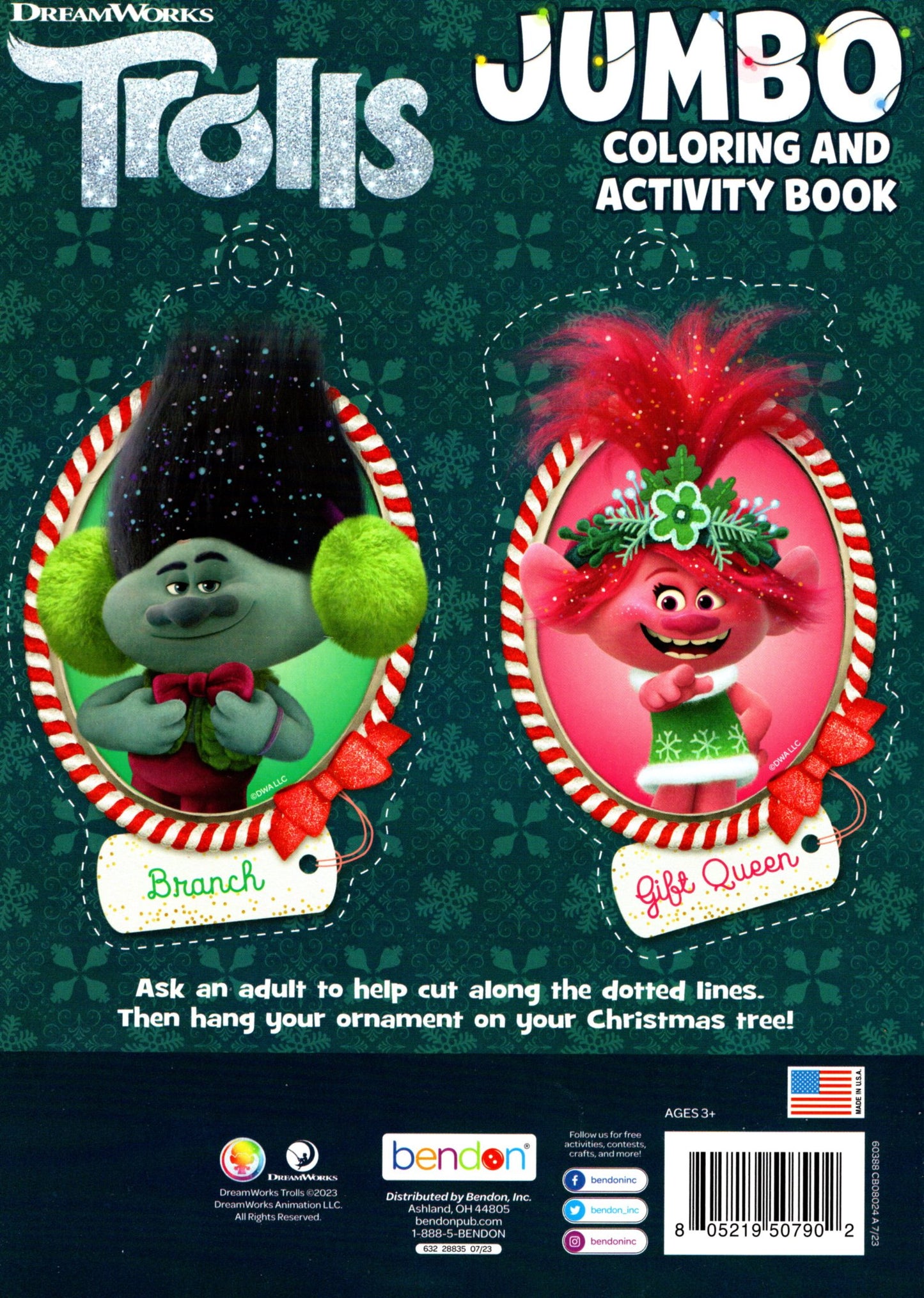 Christmas Trolls - Jumbo Coloring & Activity Book