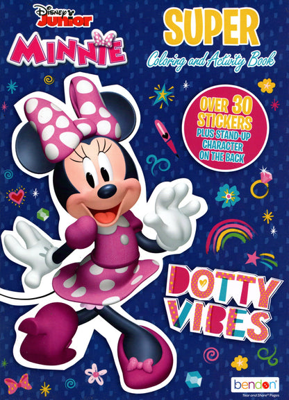 Minnie - Supper Coloring & Activity Book over 30 Stickers, 200 pg