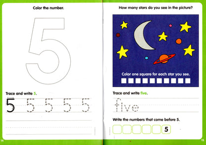 Scholastic - Sight Words, Trace & Write, Alphabet, Number & Counting - Workbooks