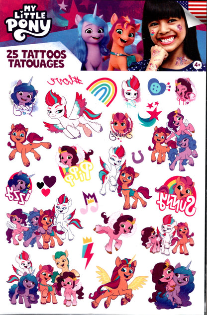 Savvi - My Little Pony & Peppa Pig - 25 Tattoos Tatouages