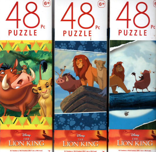 The Lion King - 48 Pieces Jigsaw Puzzle (Set of 3)