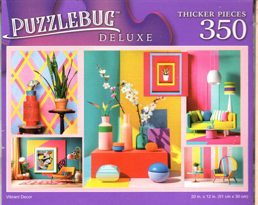 Vibrant Decor - 350 Pieces Deluxe Jigsaw Puzzle