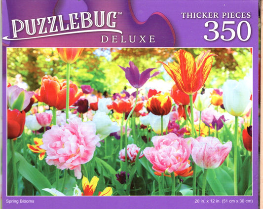 Spring Blooms - 350 Pieces Deluxe Jigsaw Puzzle