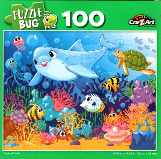 Dolphin Friends - 100 Piece Jigsaw Puzzle