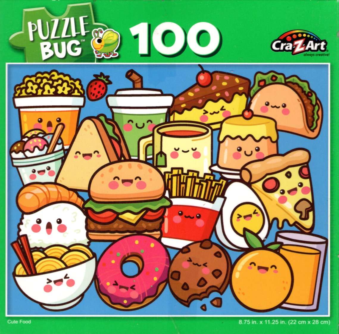 Cute Food - 100 Piece Jigsaw Puzzle