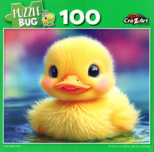 Cute Baby Duck - 100 Piece Jigsaw Puzzle