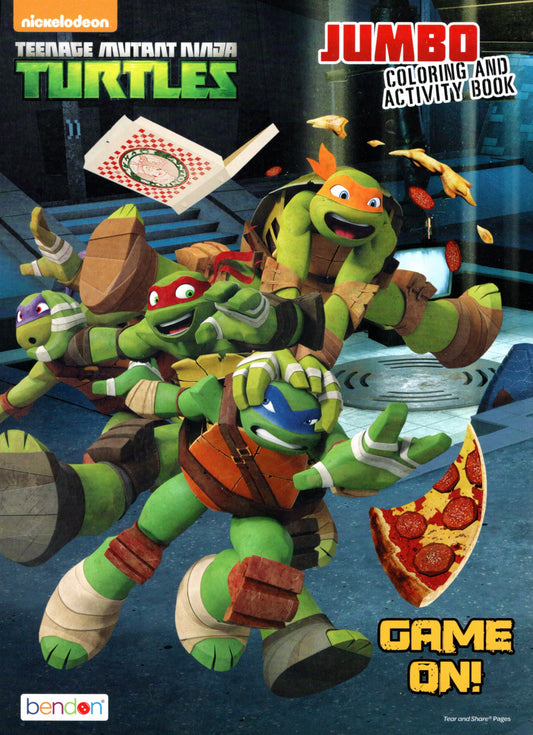 Teenage Mutant Ninja Turtles - Game On! - Jumbo Coloring & Activity Book