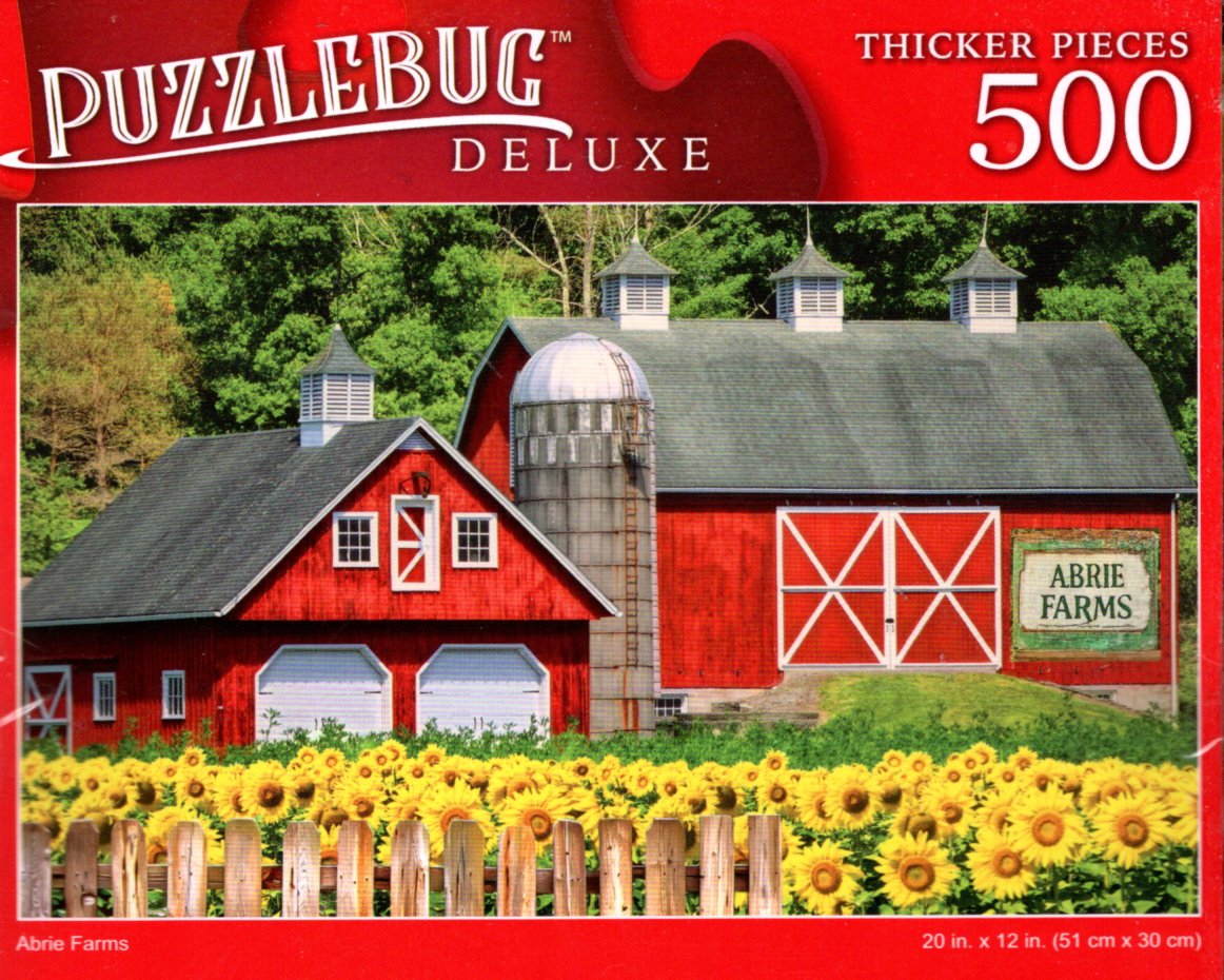 Abrie Farms - 500 Pieces Deluxe Jigsaw Puzzle