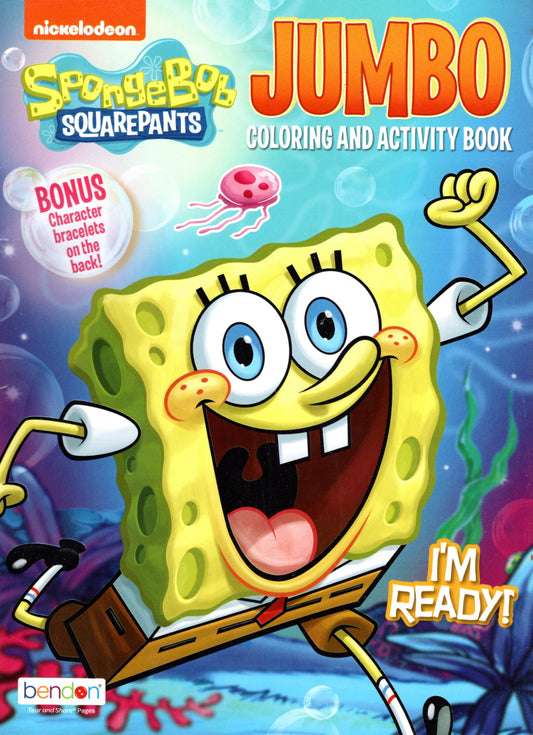 Spongebob SquarePants - Jumbo Coloring & Activity Book - I'm Ready!