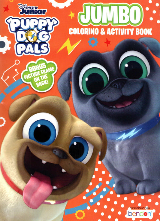 Disney Junior - Jumbo Coloring & Activity Book - Puppy Dog Pals