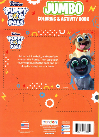 Disney Junior - Jumbo Coloring & Activity Book - Puppy Dog Pals