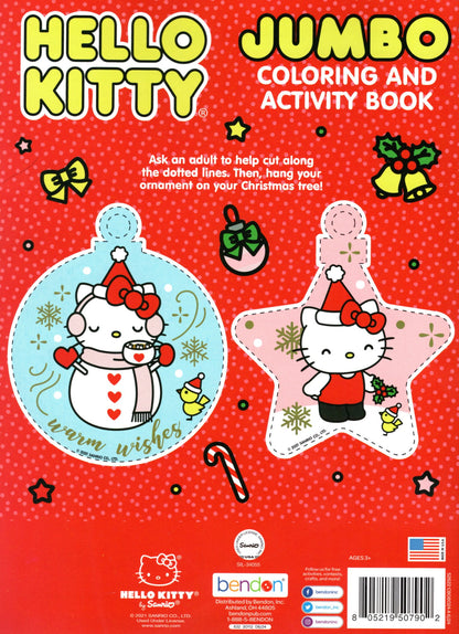 Hello Kitty - Holiday and Christmas - Jumbo Coloring & Activity Book