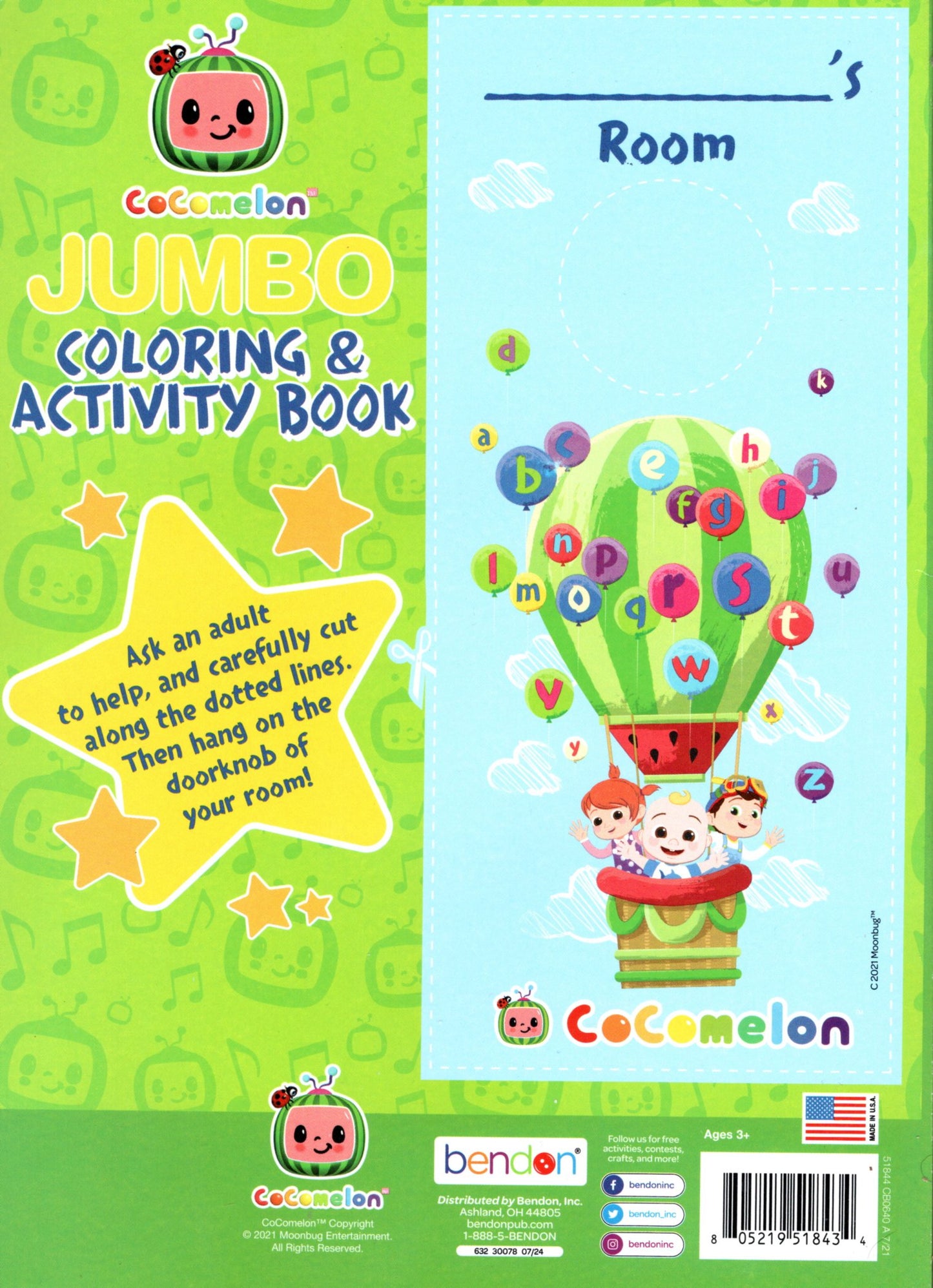 Cocomelon - Jumbo Coloring & Activity Book v1