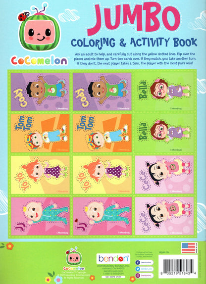 Cocomelon - Jumbo Coloring & Activity Book v2