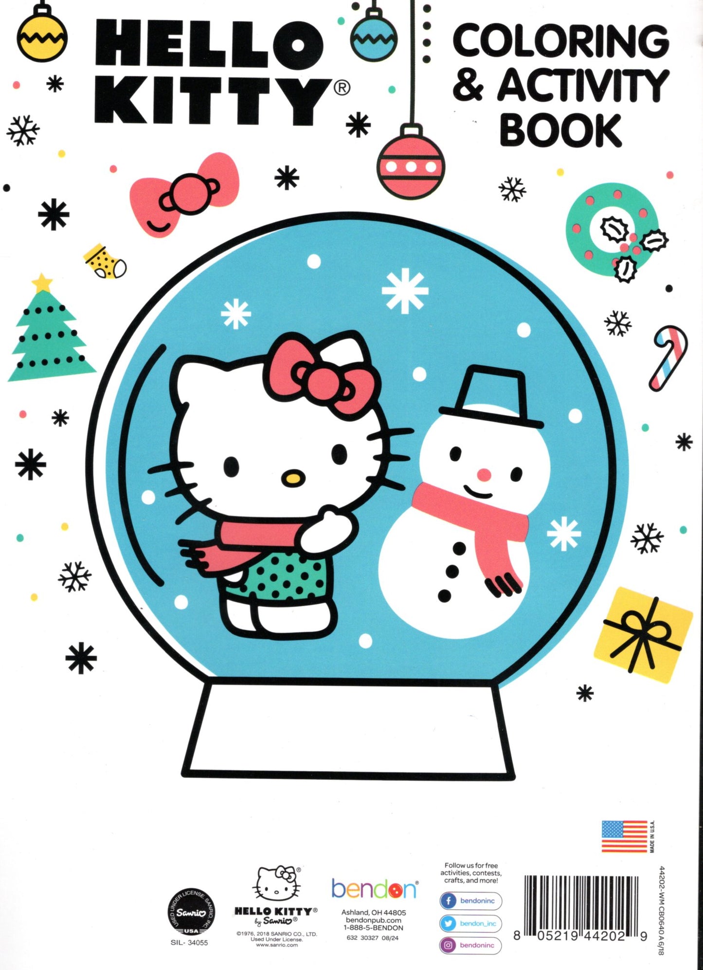 Hello Kitty - Holiday and Christmas - Jumbo Coloring & Activity Book v4