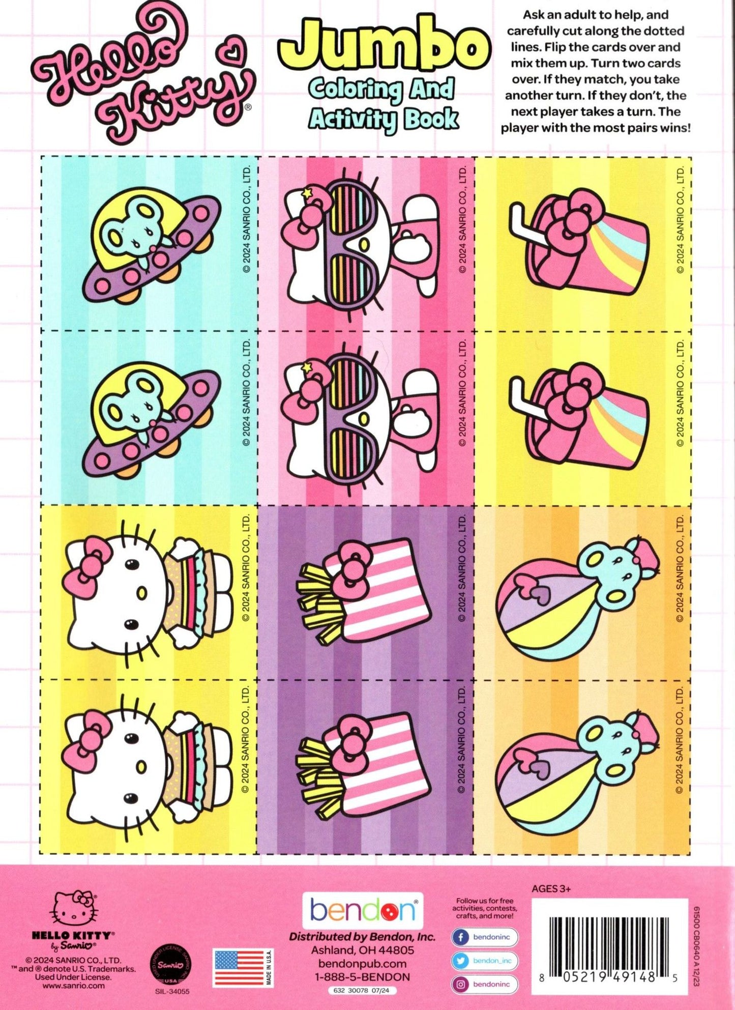 Hello Kitty - Jumbo Coloring & Activity Book v10