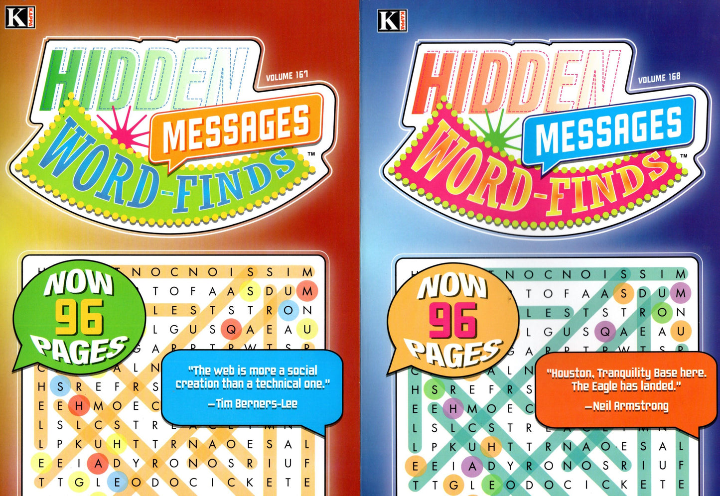 Large Print Hidden Message Word - Finds (All New Puzzles) - Vol.167,168