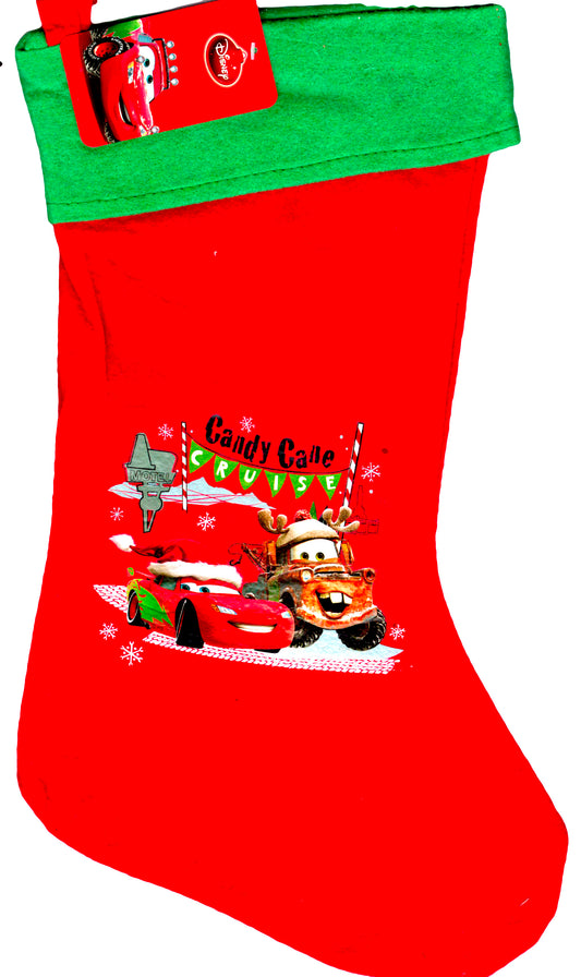 Disney Cars - Kids Felt Holiday Stocking Home Decor