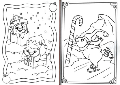 Magical Christmas & Santa's Christmas Surprise - Holiday - Coloring Book