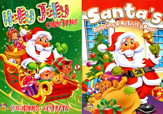 Magical Christmas & Santa's Christmas Surprise - Holiday - Coloring Book (Copy)