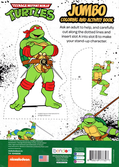 Teenage Mutant Ninja - Trust Me I'm a Ninja - Jumbo Coloring & Activity Book