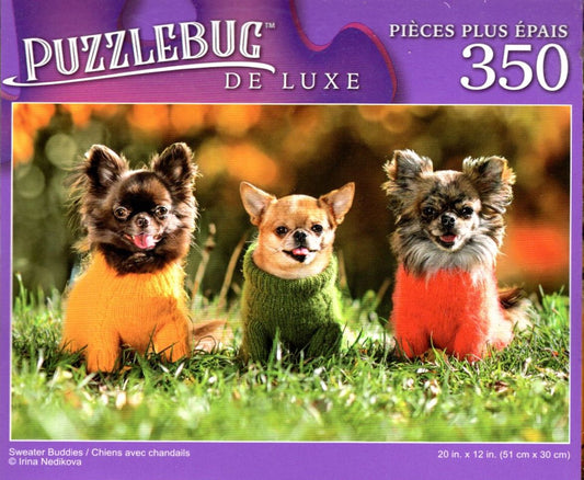 Sweater Buddies - 350 Pieces Deluxe Jigsaw Puzzle