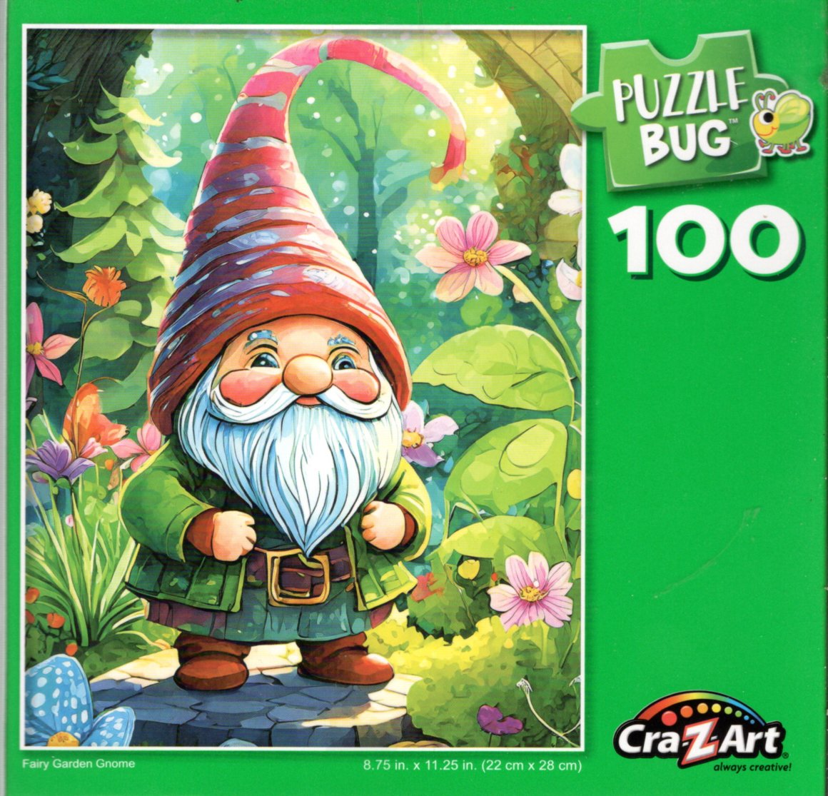 Fairy Garden Gnome - 100 Piece Jigsaw Puzzle