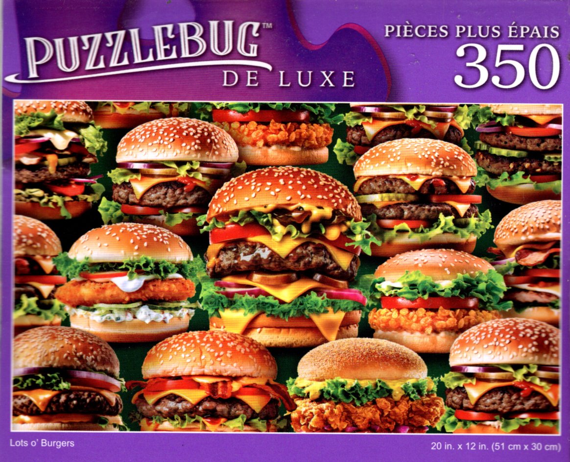 Lots Burgers - 350 Pieces Deluxe Jigsaw Puzzle