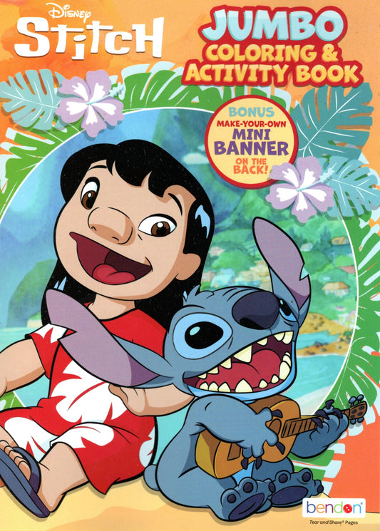 Stitch - Jumbo Coloring & Activity Book