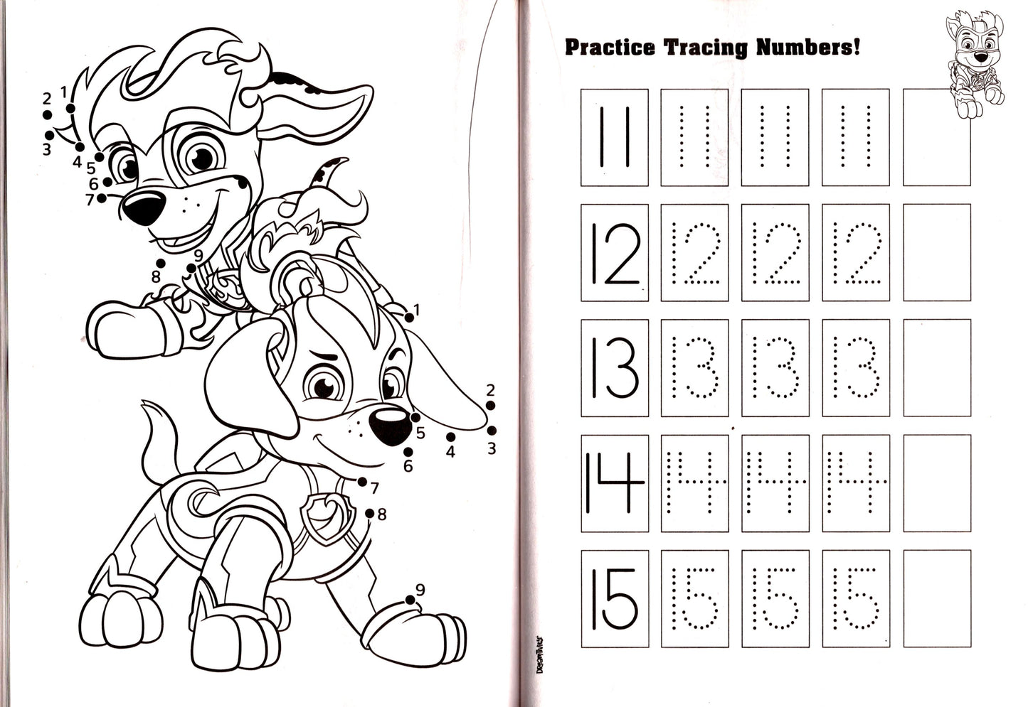 Paw Patrol - Power Up Pups - Dot to Dot - Coloring & Activity Books