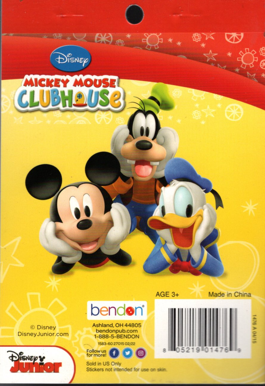 MICKEY MOUSE CLUBHOUSE - Reward Sticker Activity Coloring Book over 100st