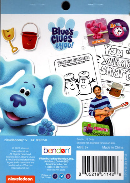 BLUE's CLUES - Reward Sticker Activity Coloring Booklet over 100st