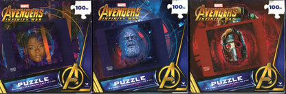 Marvel Avengers - 100 Pieces Jigsaw Puzzle (Set of 3)