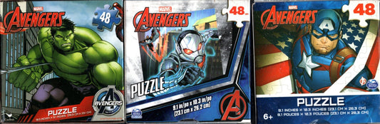 Marvel Avengers - 48 Piece Jigsaw Puzzle (Set of 3) v8