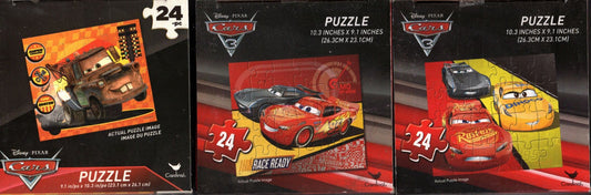 Cars - 48 Piece Jigsaw Puzzle (Set of 3)