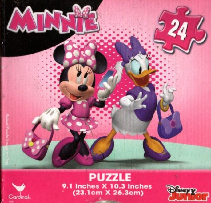 Disney Minnie - 24 Pieces Jigsaw Puzzle (Set of 2)