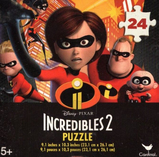 Disney Pixar Incredibles 2 - 24 Pieces Jigsaw Puzzle v2