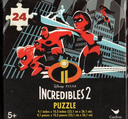 Disney Pixar Incredibles 2 - 24 Pieces Jigsaw Puzzle v3