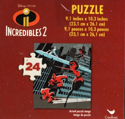 Disney Pixar Incredibles 2 - 24 Pieces Jigsaw Puzzle v3