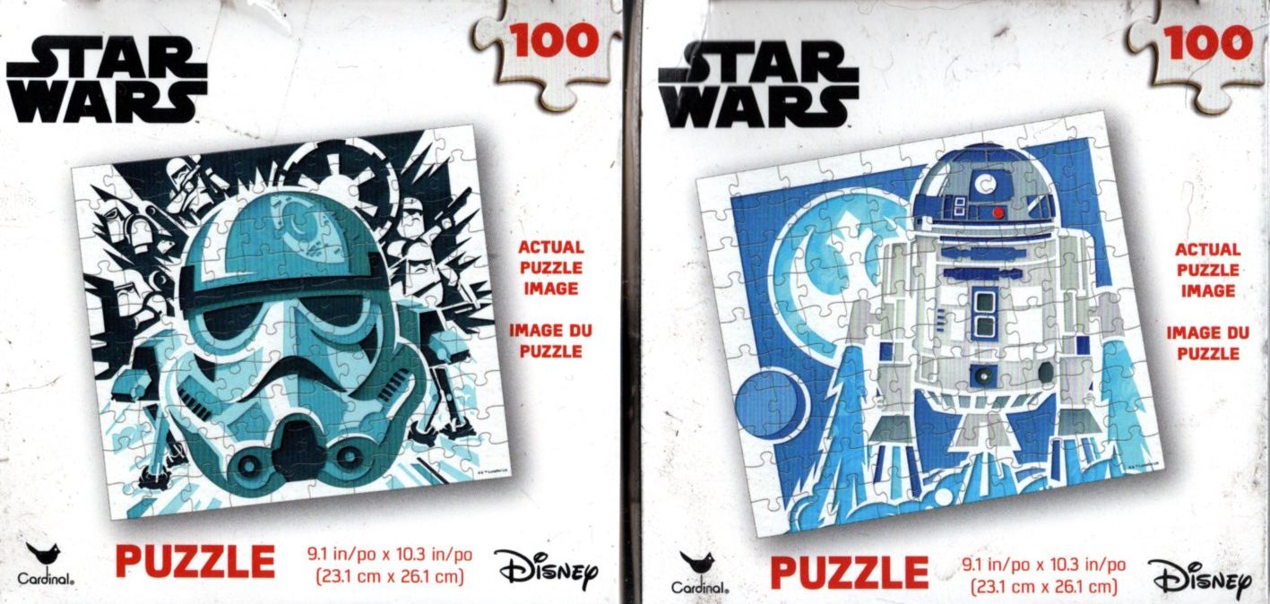 Star Wars - 100 Pieces Jigsaw Puzzle (Set of 2)