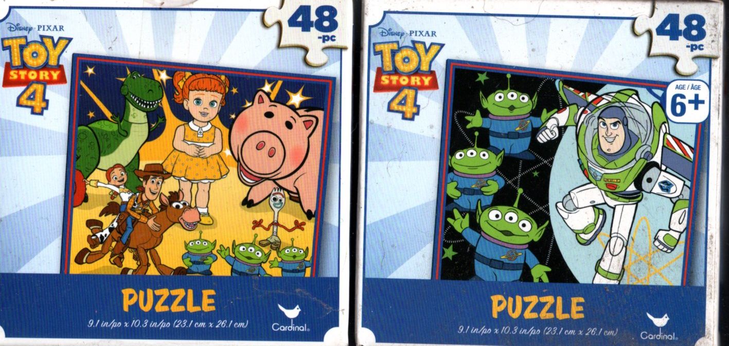 Toy Story 4 - 48 Pieces Jigsaw Puzzle (Set of 2)