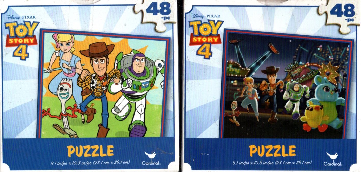 Toy Story 4 - 48 Pieces Jigsaw Puzzle (Set of 2) v2