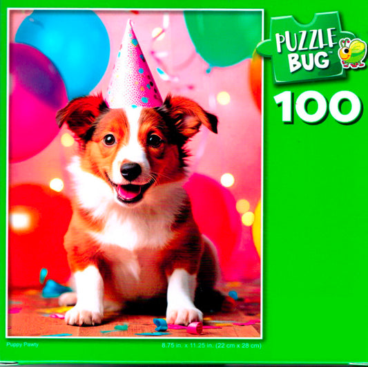 Puppy Pawty - 100 Piece Jigsaw Puzzle